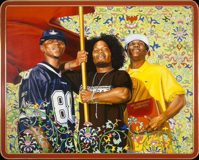 The working class is a the major force that will contribute to the acceleration and implementation of the Four Modernisations, 2007
Oil on canvas, 6’ x 8’
