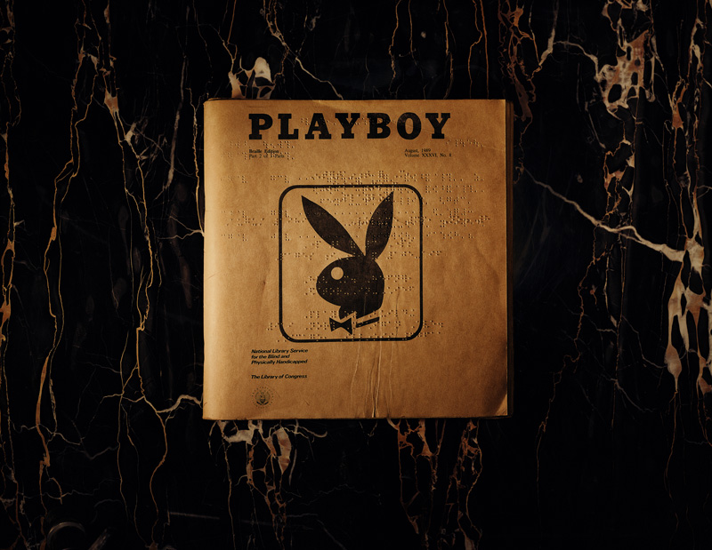 <i>Playboy</i>, Braille Edition<br>Playboy Enterprises, Inc., New York, N.Y.<br /><br />
The National Library Service for the Blind and Physically Handicapped (NLS), a division of the U.S. Library of Congress, provides a free national library program of Braille and recorded materials for blind and physically handicapped persons. Magazines included in the NLS’s programs are selected on the basis of demonstrated reader interest. This includes the publishing and distribution of a Braille edition of <i>Playboy</i>.<br /><br />
Approximately 10 million American adults read <i>Playboy</i> every month, with three million obtaining it through paid circulation. It has included articles by writers such as Norman Mailer, Vladimir Nabokov, Philip Roth, Joyce Carol Oates, and Kurt Vonnegut and conducted interviews with Salvador Dali, Jean-Paul Sartre, and Malcolm X.

