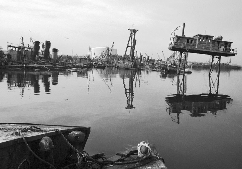 The Ship Graveyard, Staten Island, N.Y.