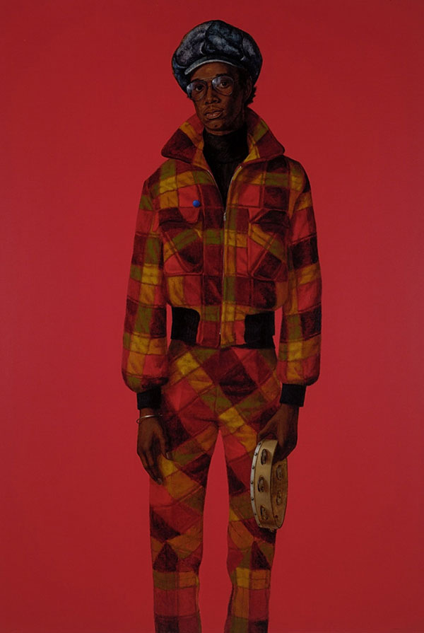 Blood (Donald Formey) 
Oil and acrylic on cotton canvas
72 x 50 1/2 inches
1975