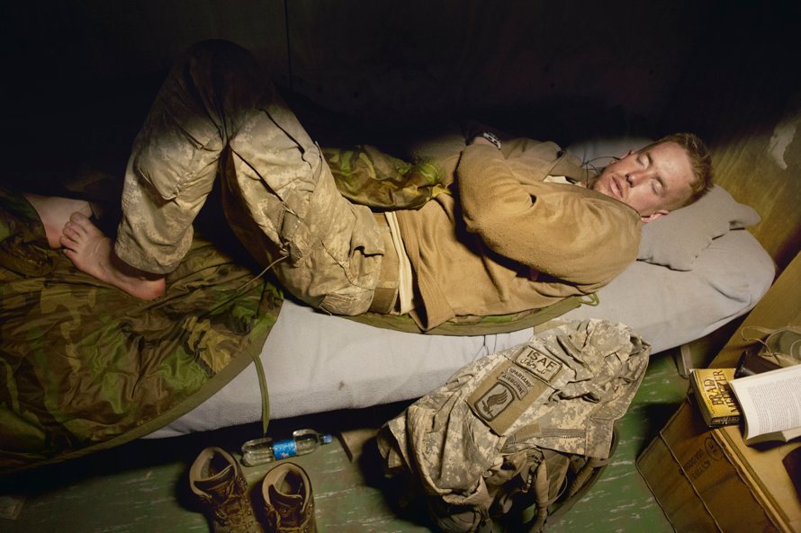 Luke Nevalla, Korengal Valley, Kunar Province, Afghanistan, 2008 Digital C-print, © Tim Hetherington, Courtesy Yossi Milo Gallery, New York