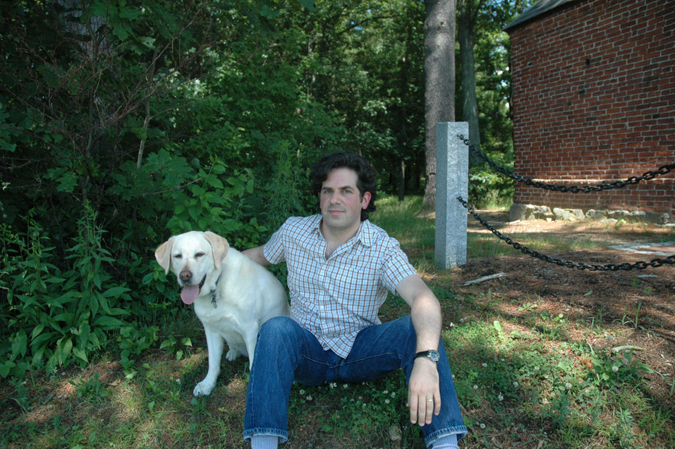 With Jonathan Lethem, July 2005