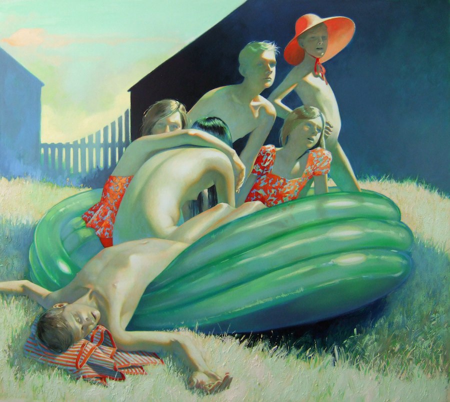 Rescue Party, 2010
Oil on canvas
80 x 90 inches
Courtesy of the artist and P.P.O.W Gallery, New York