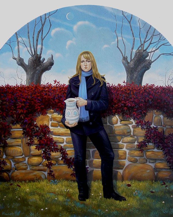 Catching the Moon, 2007, oil on canvas, 48x40