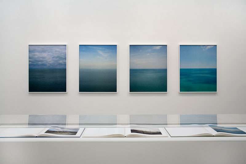 <i>Lake Michigan, Fall, Winter, Spring, and Summer, </i>2004<i>—</i>2005<i><br /></i>Four C prints<br />Each 50 x 40 inches (127 x 101.6 cm); 41 x 51 inches (104.1 x 129.5 cm) each framed<br />Edition of 5 + 2AP