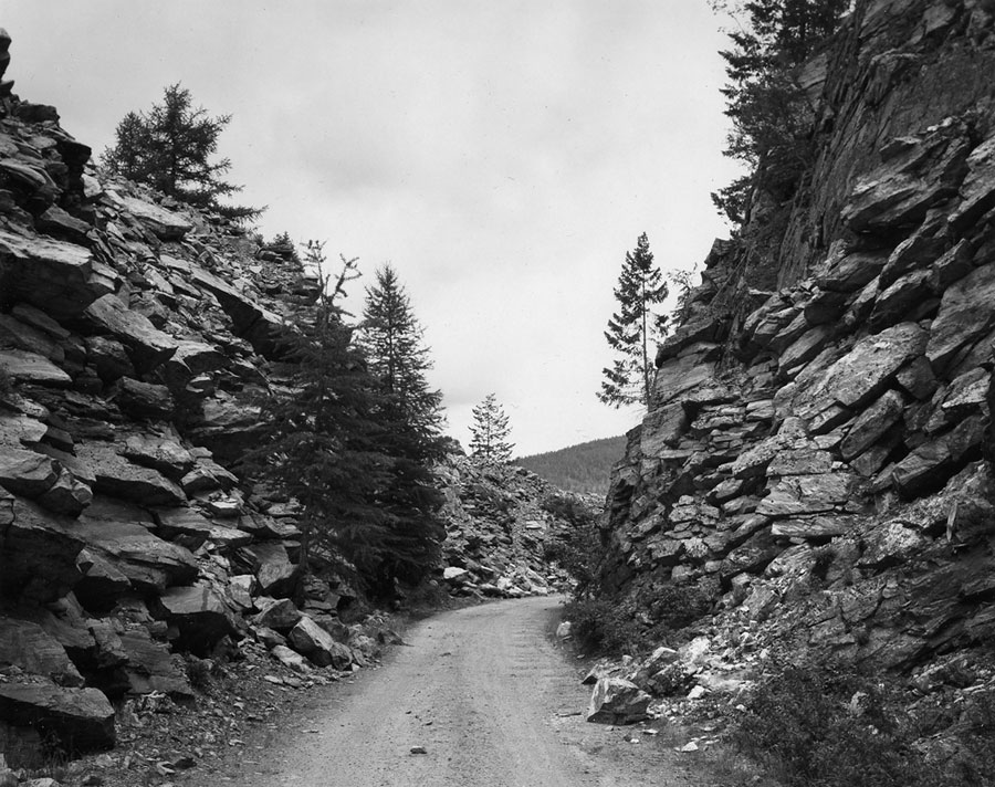 Kettle Valley #29, 1999
Gelatin Silver Print
© Mark Ruwedel, Courtesy Yossi Milo Gallery, New York