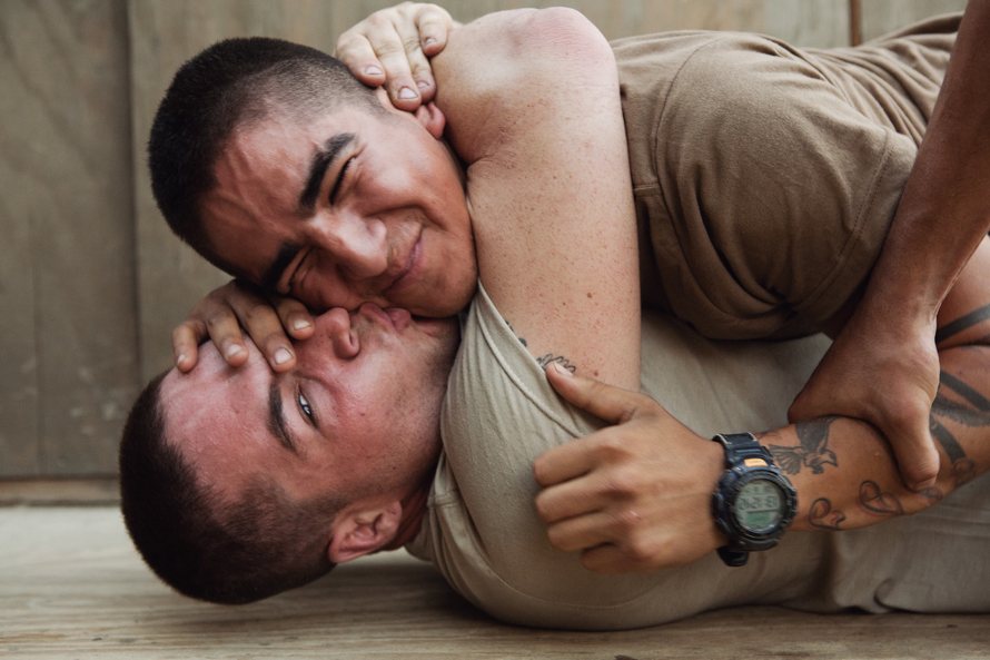 Untitled, Korengal Valley, Kunar Province, Afghanistan, 2008 Digital C-print. © Tim Hetherington, Courtesy Yossi Milo Gallery, New York