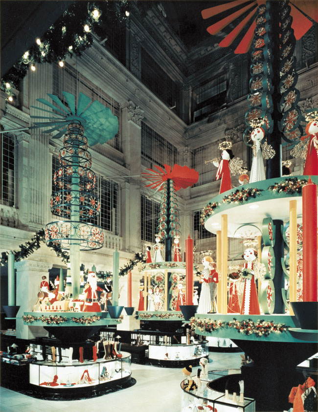Marshall Field main aisle, ca. 1956