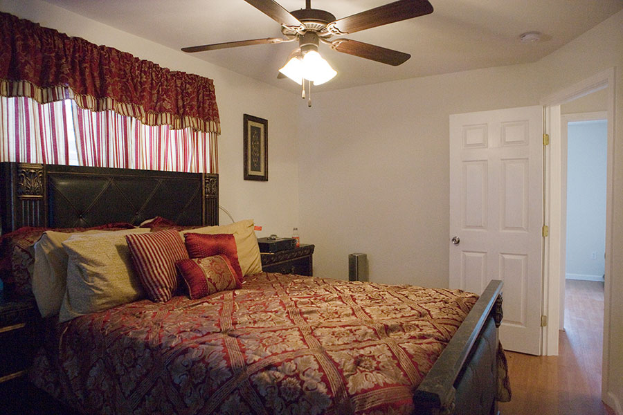 Lynette Harvey welcomed us into her newly rebuilt home, funded by Oprah Winfrey’s musical <i>The Color Purple</i>. A few weeks earlier, I’d volunteered with the St. Bernard Project and mudded and sanded these walls. When I came to work, getting Lynette and other <i>Color Purple</i> homeowners into their houses before the show’s New Orleans opening on Dec. 2 was a priority.