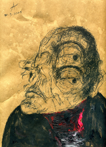 Untitled, 2005
Mixed media/paper
9 x 11.75 inches
22.9 x 29.8 cm