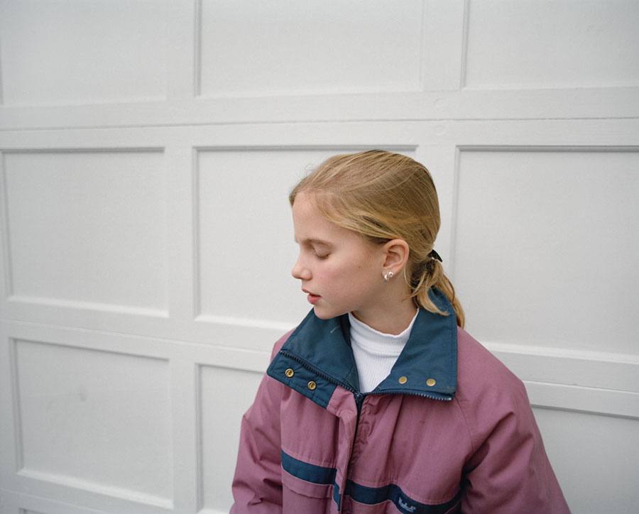 Katie in Front of Garage, 1997