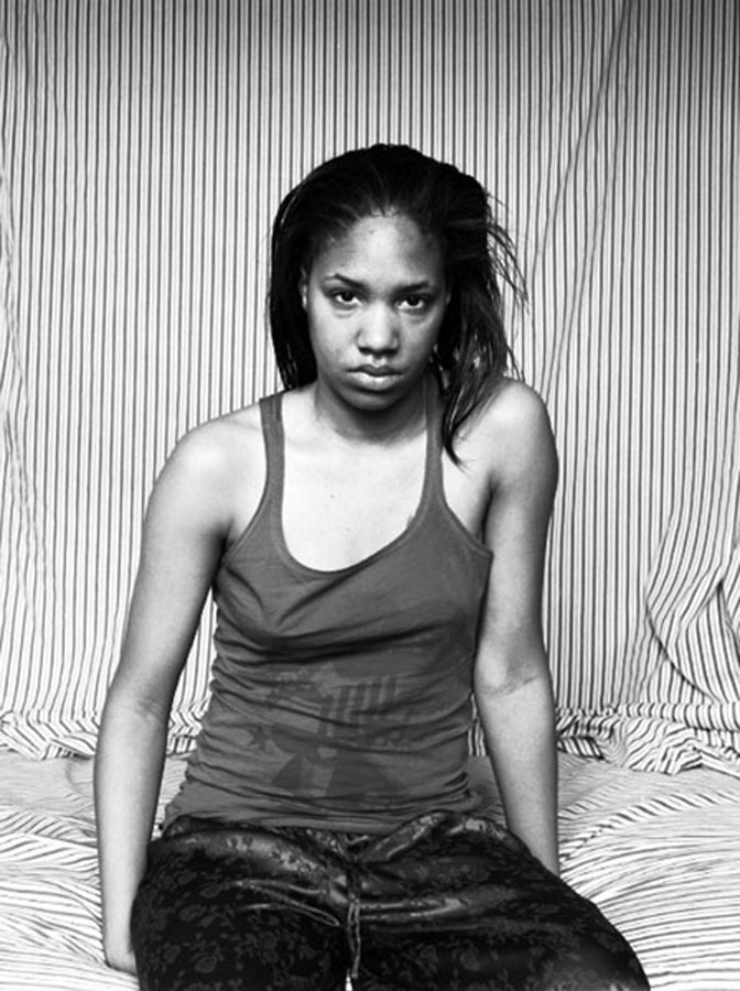 Self Portrait (March 10 am), 2009. 
Latoya Ruby Frazier courtesy of Higher Pictures.