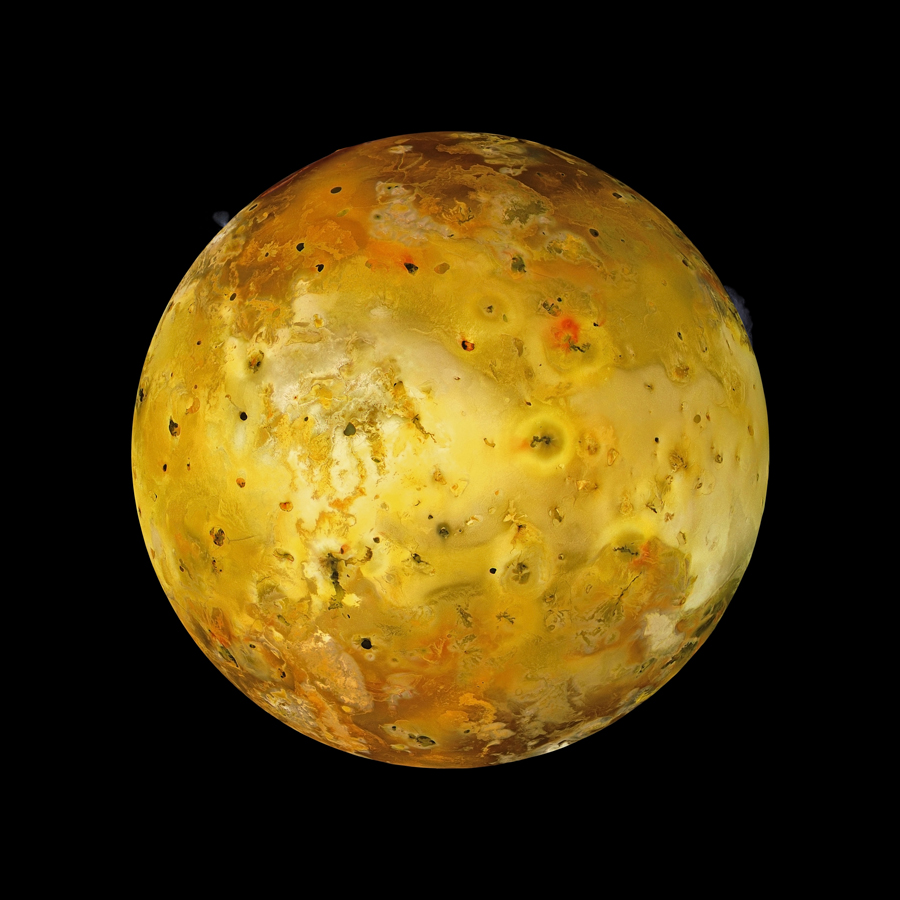 Michael Benson, <i>Volcanic Io with Two Eruptions Visible, Galileo, July 3, 1999</i>, 2010
Courtesy Michael Benson/Hasted Kraeutler