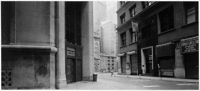 <i>Untitled #5 (Wall Street), </i>2001<i><br /></i>Iris Print <br />16 x 41 inches (40.6 x 104.1 cm); 26 x 51 inches (67.3 x 130.8 cm) framed<br />Edition of 5 + 2AP