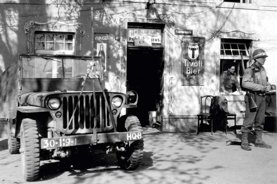 Dummy supply depot set up for Operation Viersen