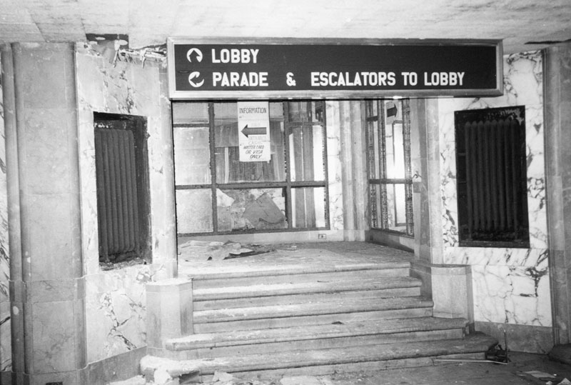 The Book-Cadillac Hotel, Detroit. Closed in 1984.