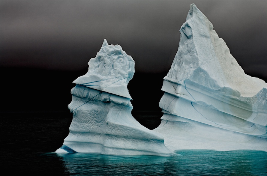 “There are several types of iceberg shape and size classifications. This pinnacle iceberg was quite spectacular.” Grand Pinnacle Iceberg Detail, Eastern Greenland, August 2006.