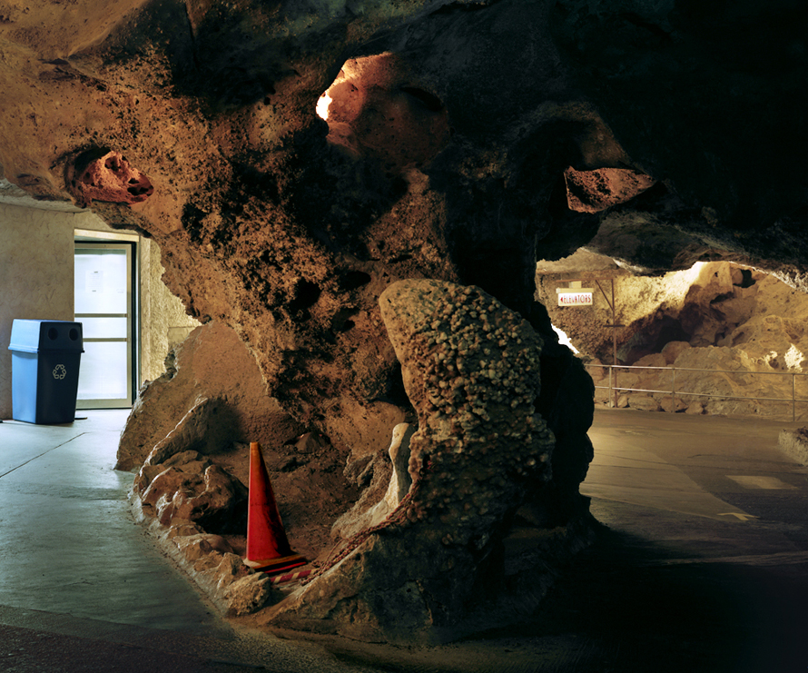 <em>Carlsbad Caverns Rocks With Cone, N.M.</em> Fujiflex Lightjet C-Print, 20 x 24 inches.