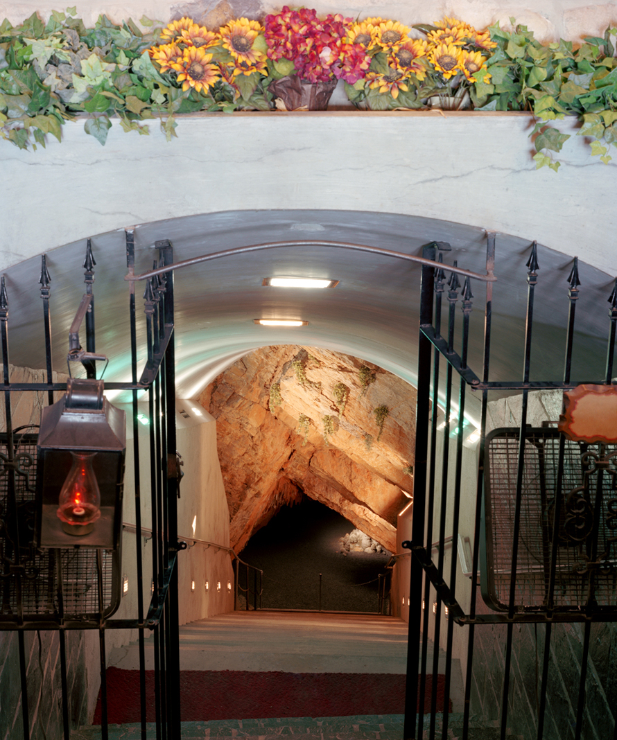 <em>Shenandoah Caverns Entrance, Va.</em> Fujiflex Lightjet C-Print, 24 x 30 inches.