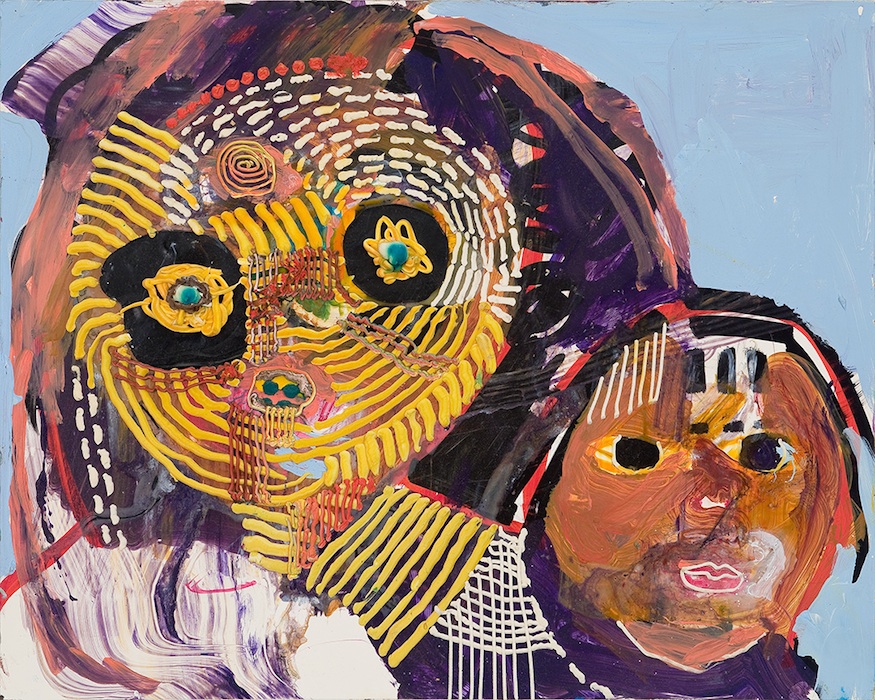 Banka and Borth, 2011, acrylic and oil on canvas