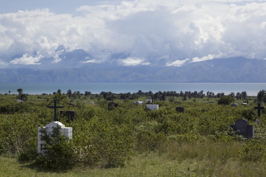 An old cemetery close to Lake Tanganyika. Congo is just across the water.