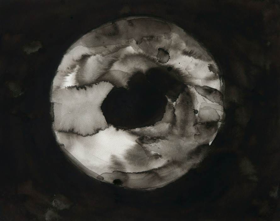 Palomar—The Eye and the Planets, 2011-2012, watercolor and ink on paper