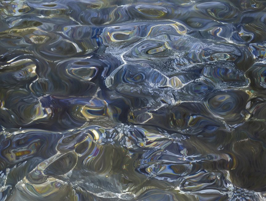 Agios Ioannis sto Kastri I, II & III, 2009, oil on panel, each 35.5x47.25”