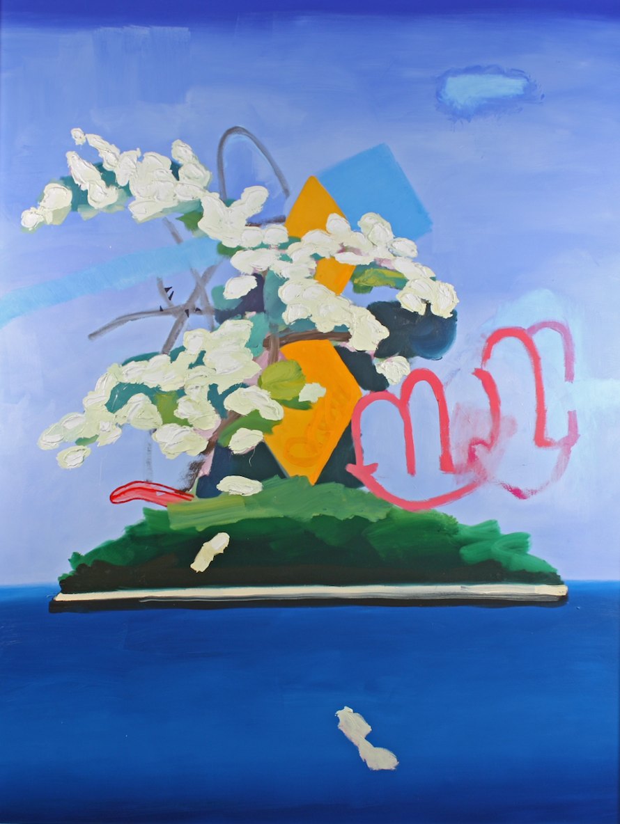 They Call It Way Too Rowdy, We Call It Finally Free, 2011. Oil and acrylic on canvas, 95 x 72 inches. From the series 