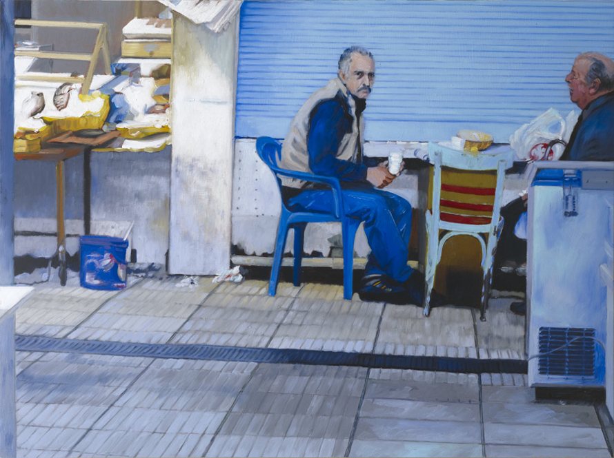Modiano Market I, 2010, oil on panel, 11.75x15.75”