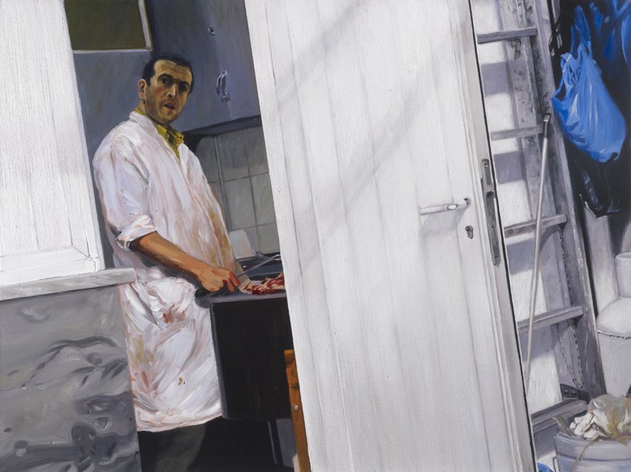 Modiano Market II, 2010, oil on panel, 11.75x15.75”