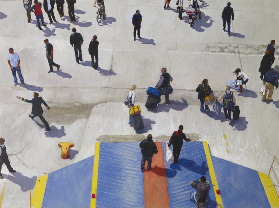 Sporades, 2010, oil on panel, 11.75x15.75”