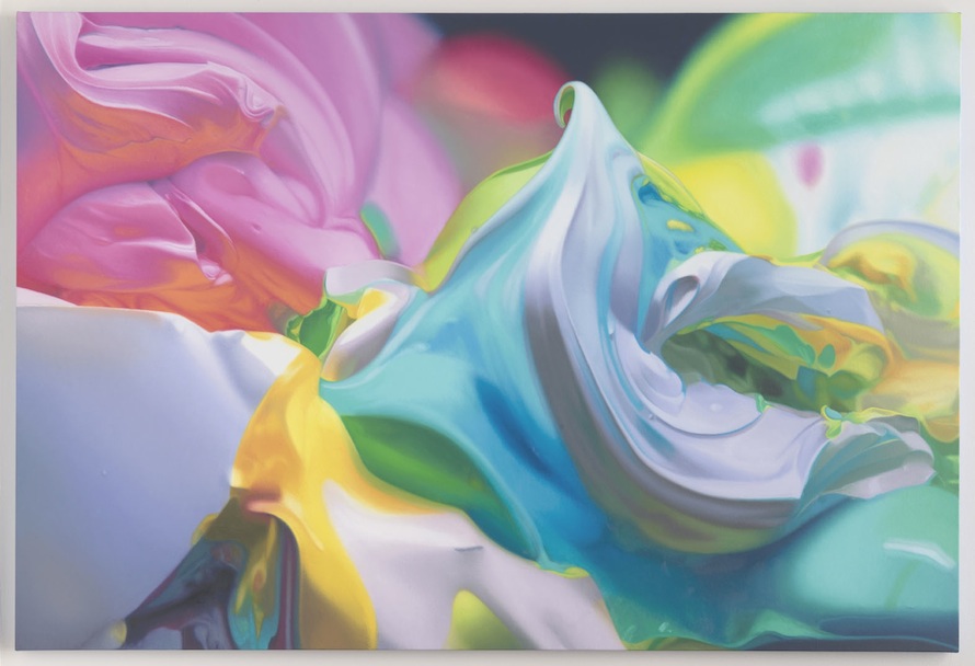 Body Party, 2013, oil on canvas, 60 x 90 inches