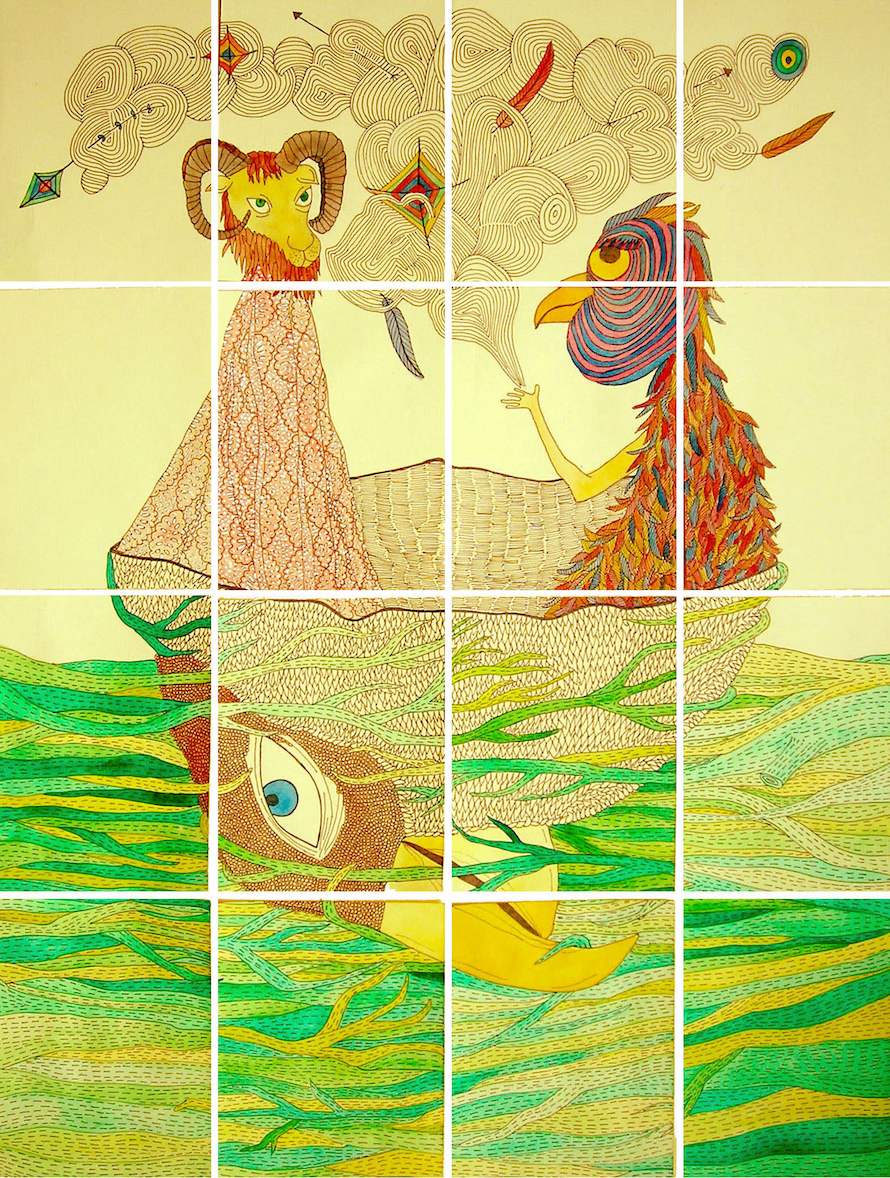 Branches of Sea and Weeds, 2010, 52 x 65 cm