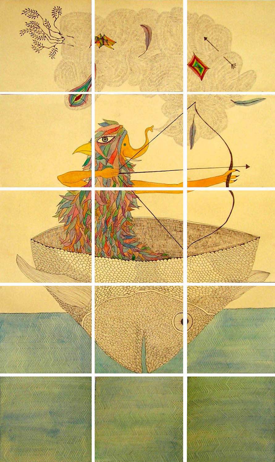 Briny Briny Sea, 2010, 96 x 60 cm