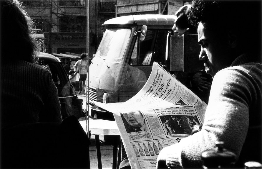 Takuma Nakahira. From the series Circulation: Date, Place, Events. Untitled, 1971. Gelatin silver print © Takuma Nakahira, courtesy Yossi Milo Gallery, New York.