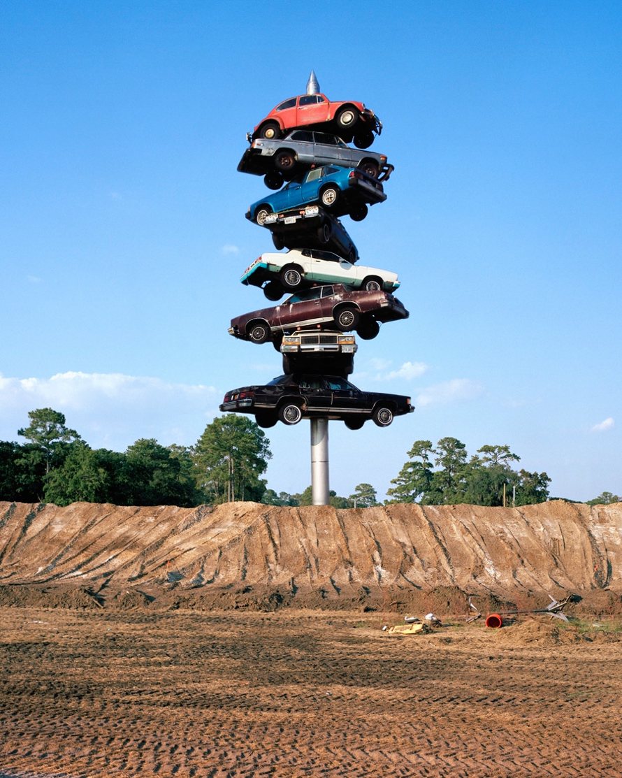 Car Culture Totem, 2011, archival pigment print