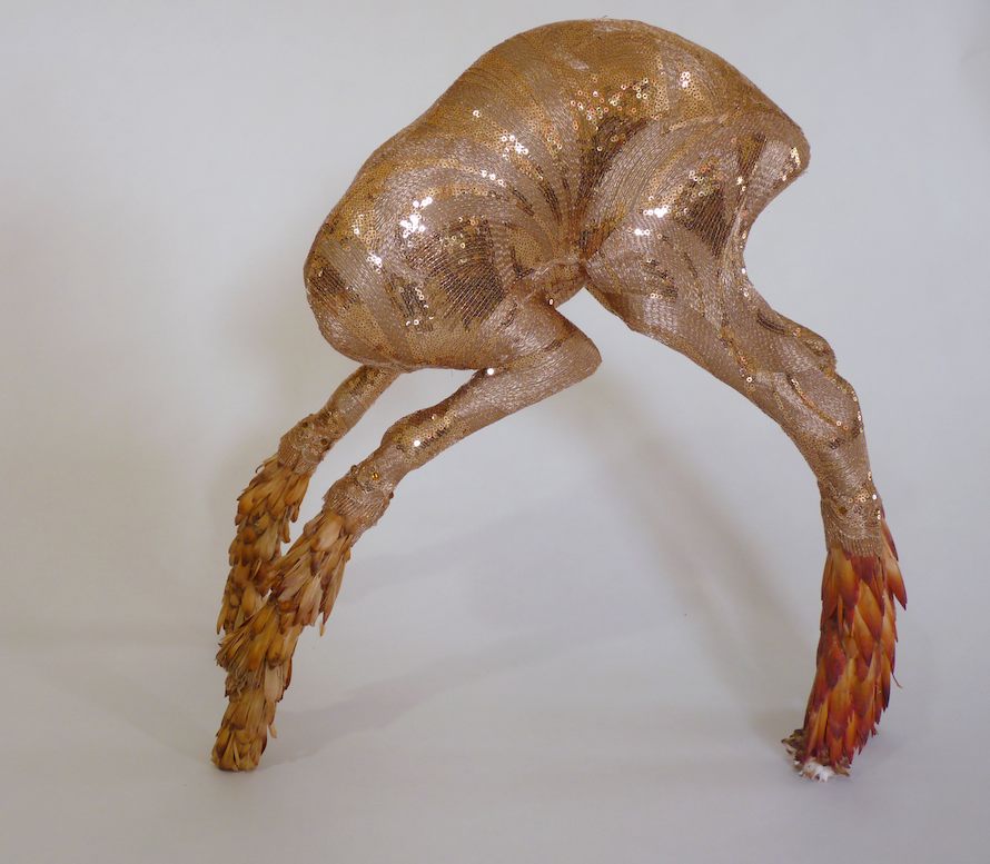 Copper Deer, 2014, mixed media, 19 in. x 20 in. x 10 in.