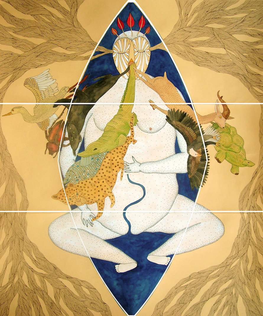 Creation from Nothing / Within, 2013, 60 x 50 cm