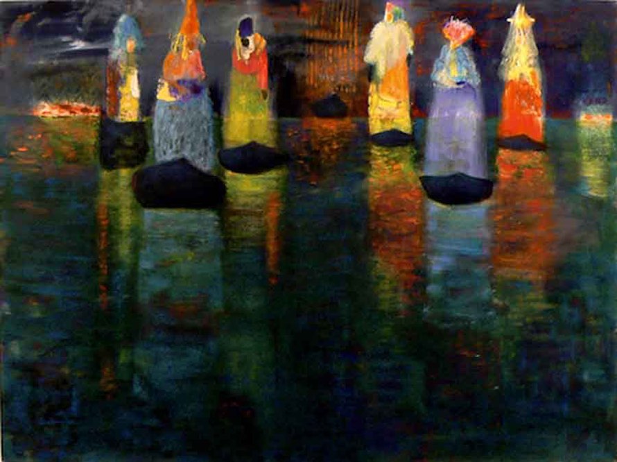 Desire for Transport, oil on canvas, 54” x 72”, 2012, private collection, New York City.