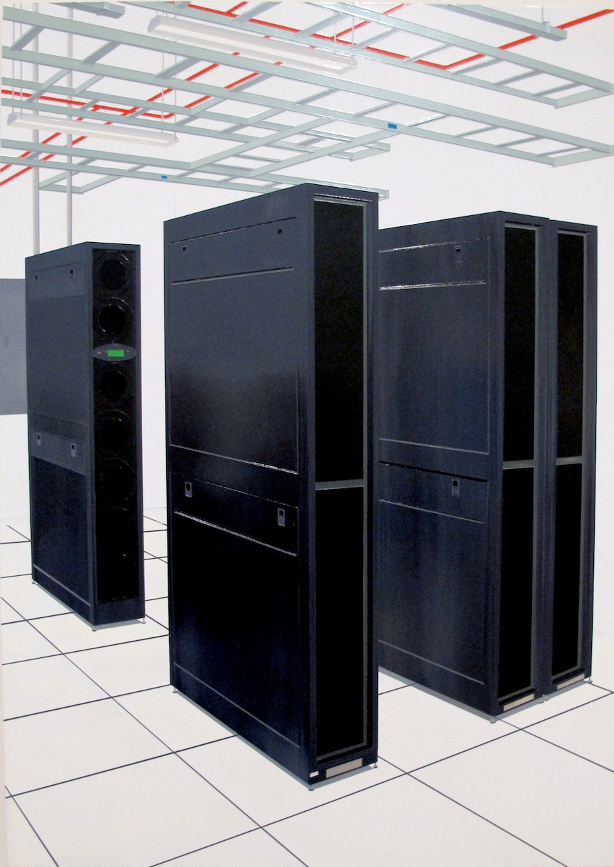 Downtown Crossing, 2012, acrylic on dibond, 35 x 25 1/2 in. Courtesy the artist and Peter Blum Gallery, New York.