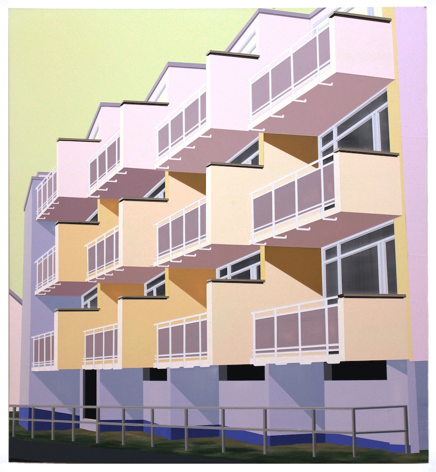 Arrest, 2013, acrylic on dibond, 24 x 22 x 1 1/2 in. Courtesy the artist and Peter Blum Gallery, New York.