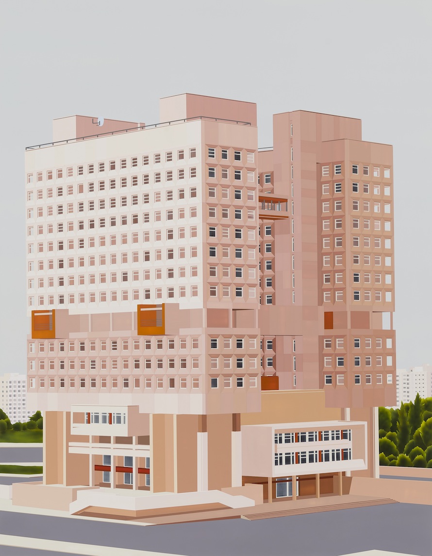 Kaliningrad, 2013, acrylic on dibond panel, 76 x 59 x 2 in. Courtesy the artist and Peter Blum Gallery, New York. Photo credit: Etienne Frossard.