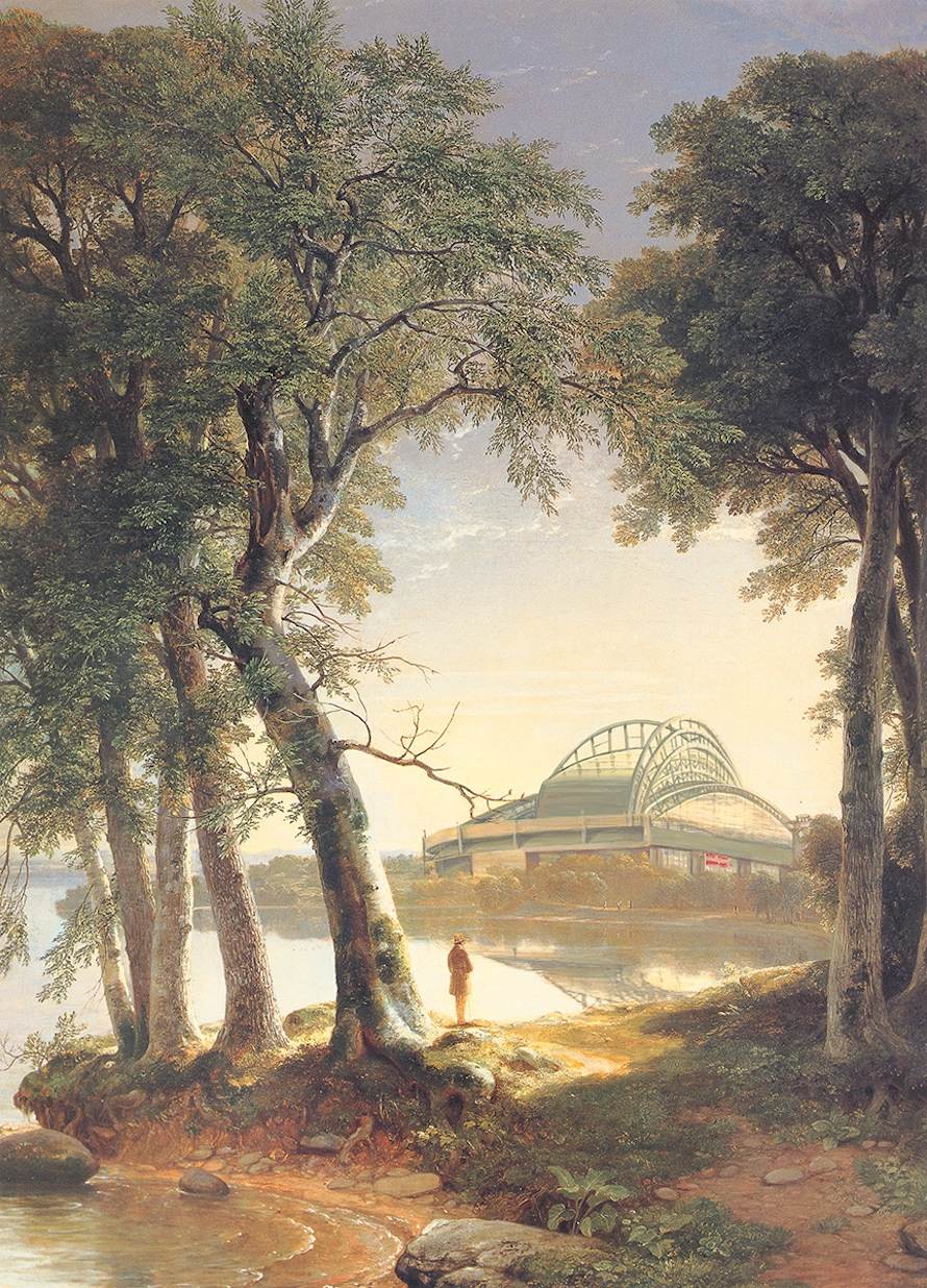 Early Morning at Cold Spring, Across Home Run Cove (Asher Durand), 2014