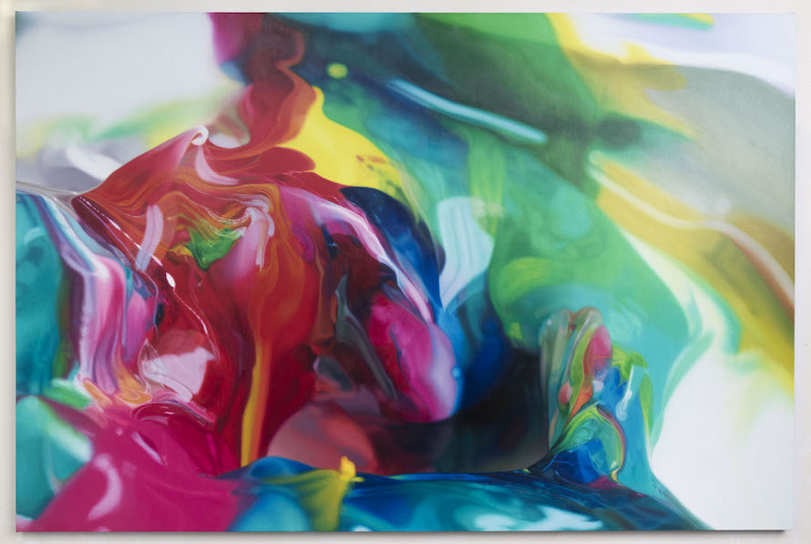Excesstraction, 2013, oil on canvas, 60 x 90 inches