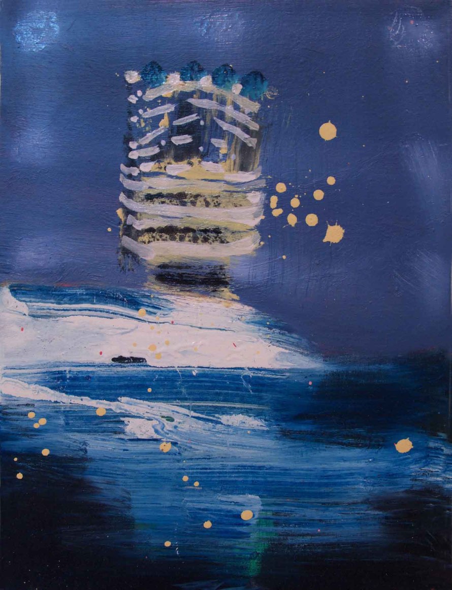 Ferry Boat, 2013, oil on canvas, 16” x 12”, the Worcester Museum of Art, Mass.