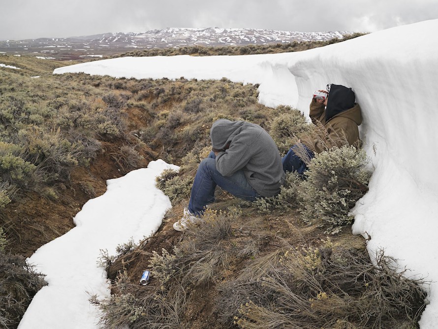 Greg and Zane after Horn Hunting, Farson, Wyo. 2011