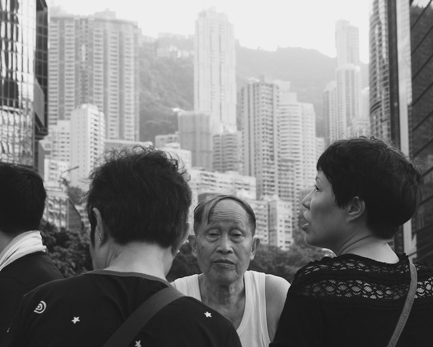 “I am not afraid. I support today's generation of students. It is their future, and I am here for them.