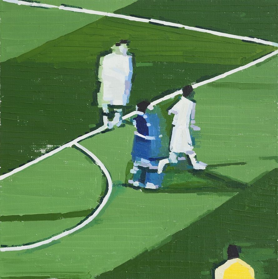 Italy 2010, 2013, oil on linen, 40 x 40cm.