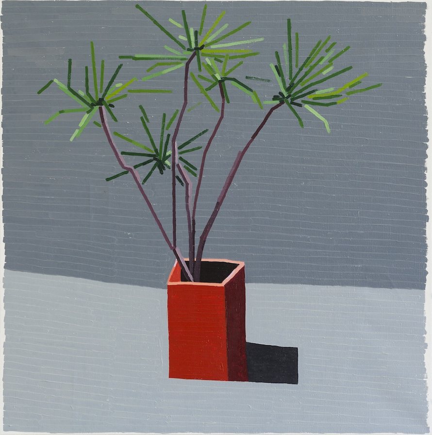 Ahad Haam II, 2013, oil on linen, 100 x 100cm.