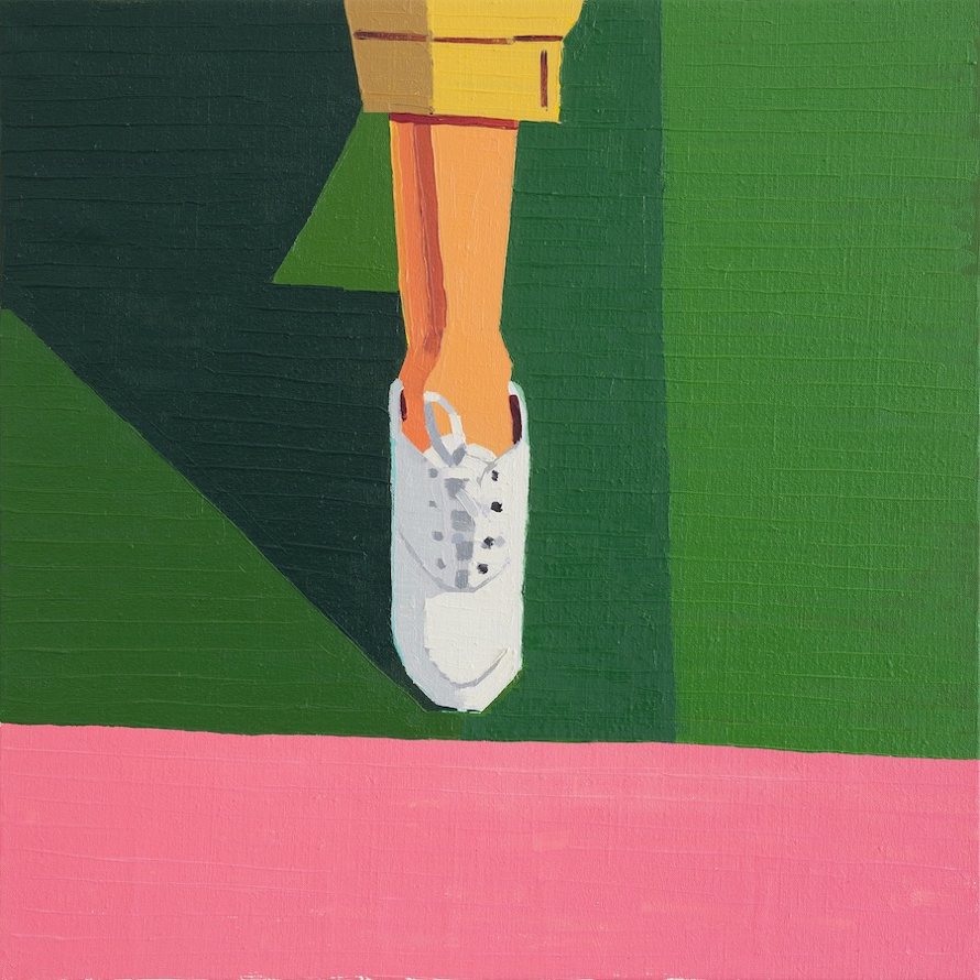 Grass, 2013, oil on linen, 60 x 60cm.